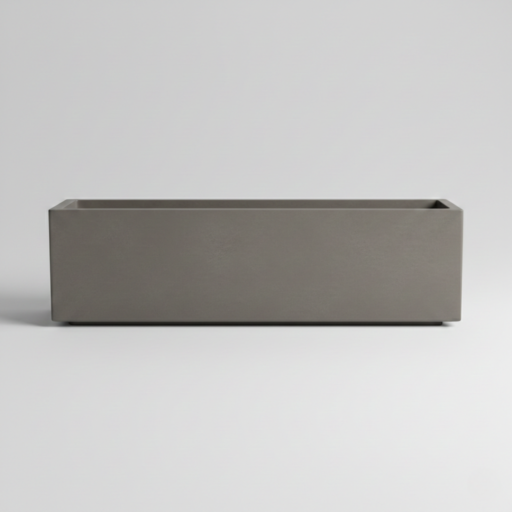 modern window box planters Rectangular Window Box Planter – Zuruva
