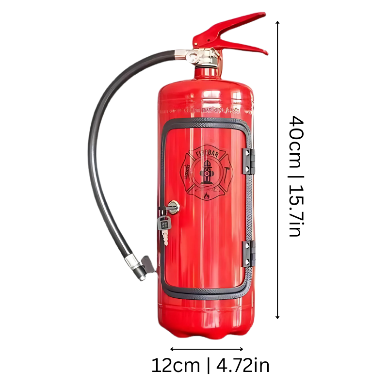 Fire Extinguisher Bar Cabinet Glass Storage and Unique Design - Image 2