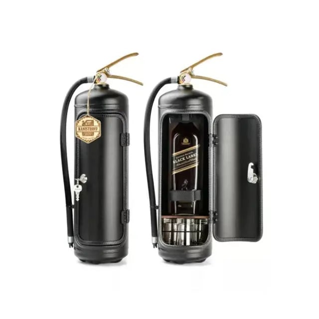Fire Extinguisher Bottle Storage Home Bar Unique Hidden Design - Image 2