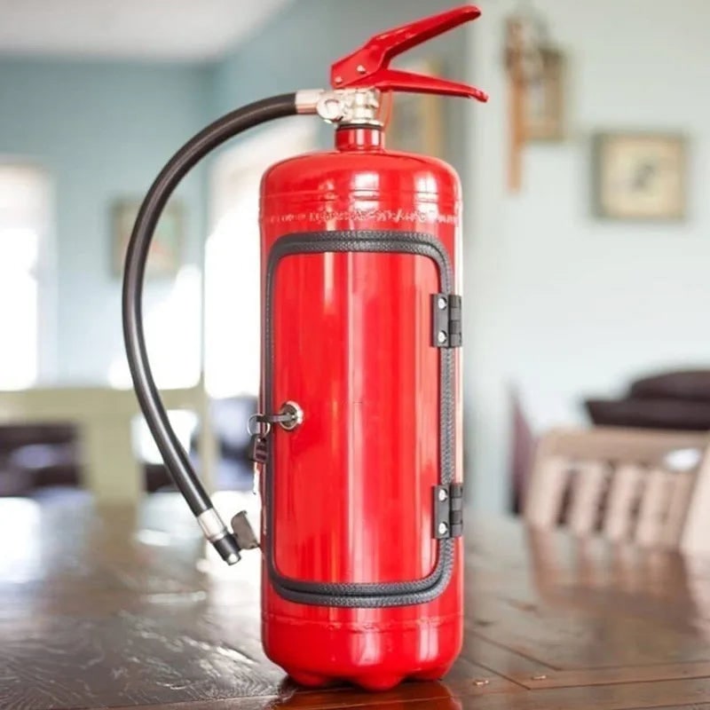 Fire Extinguisher Bottle Storage Home Bar Unique Hidden Design - Image 4