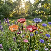Flower Garden Stakes Handmade Weatherproof Ceramic Bee Feeders 4 - Image 4