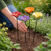 Flower Garden Stakes Handmade Weatherproof Ceramic Bee Feeders 4 - Image 8