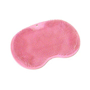 Foot Scrubber Mat Shower Soft Massage Easy Clean Pink Design - Image 3