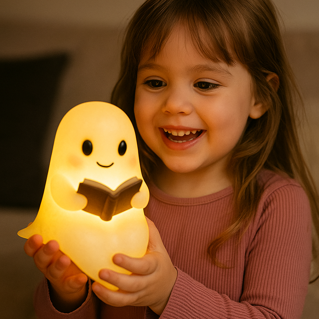 Ghost Night Light Cute Reading Lamp Bedroom Decor - Image 5
