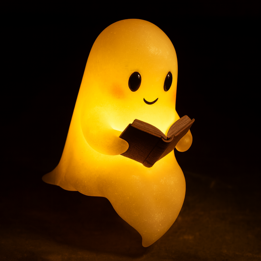 Ghost Night Light Cute Reading Lamp Bedroom Decor - Image 6