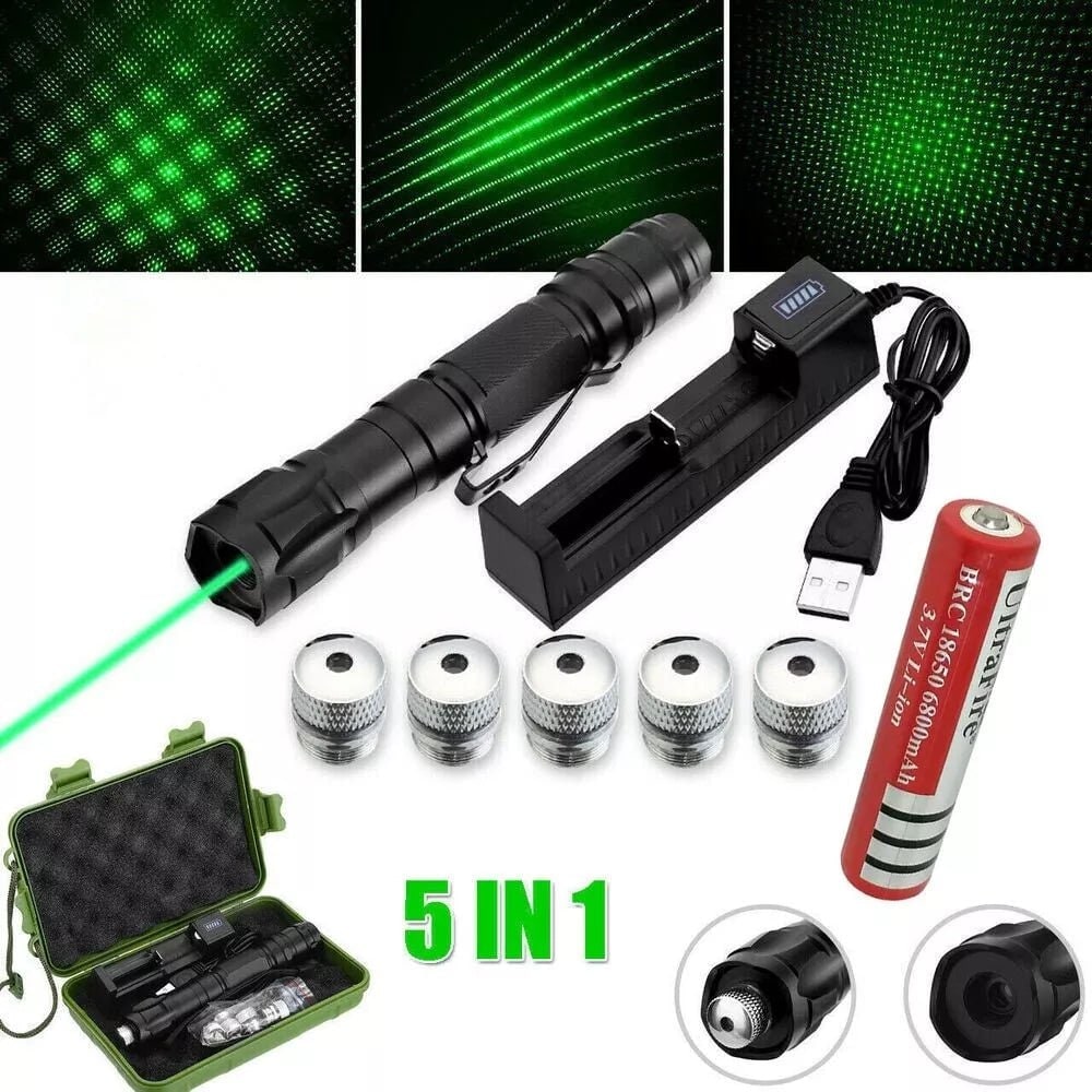 Green Laser Pointer Tactical Adjustable Focus Beam - Image 9