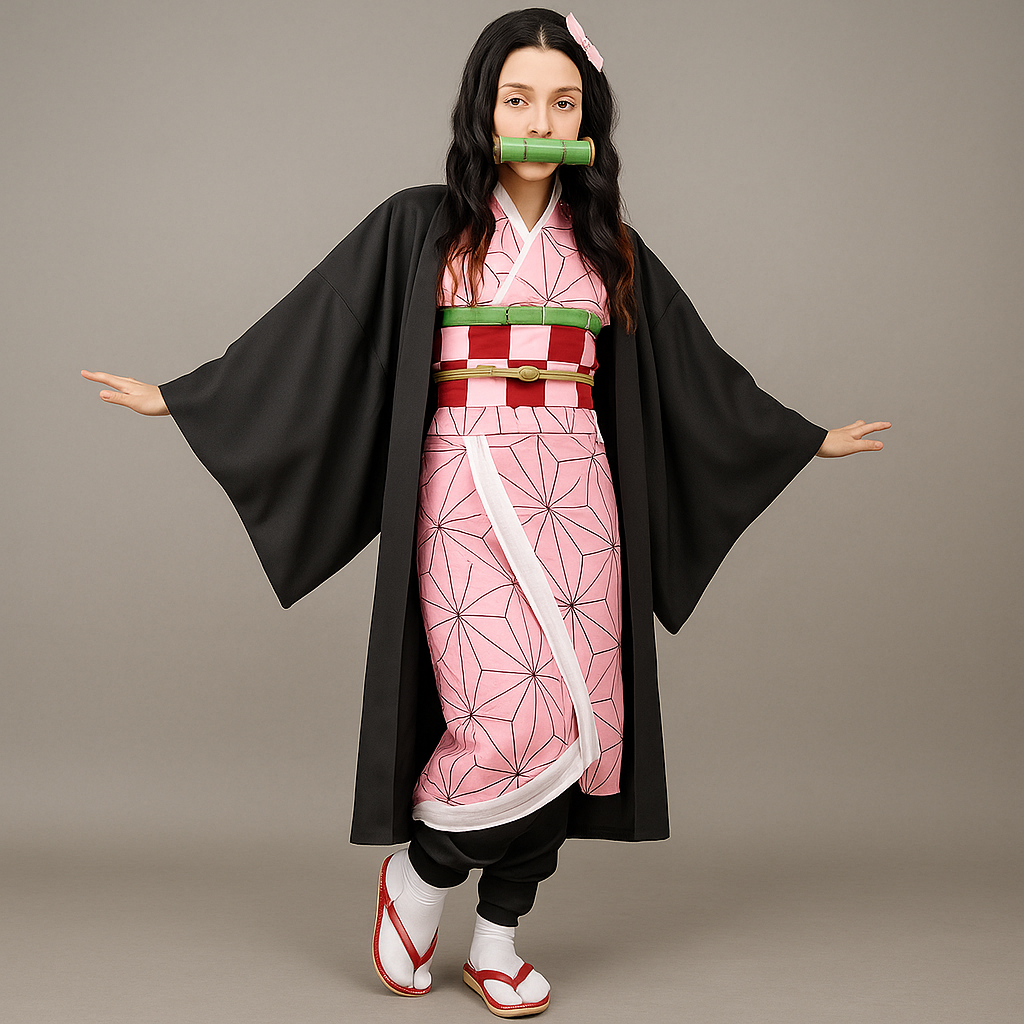 Halloween Costumes Kimono Cosplay Traditional Layered Outfit - Image 1