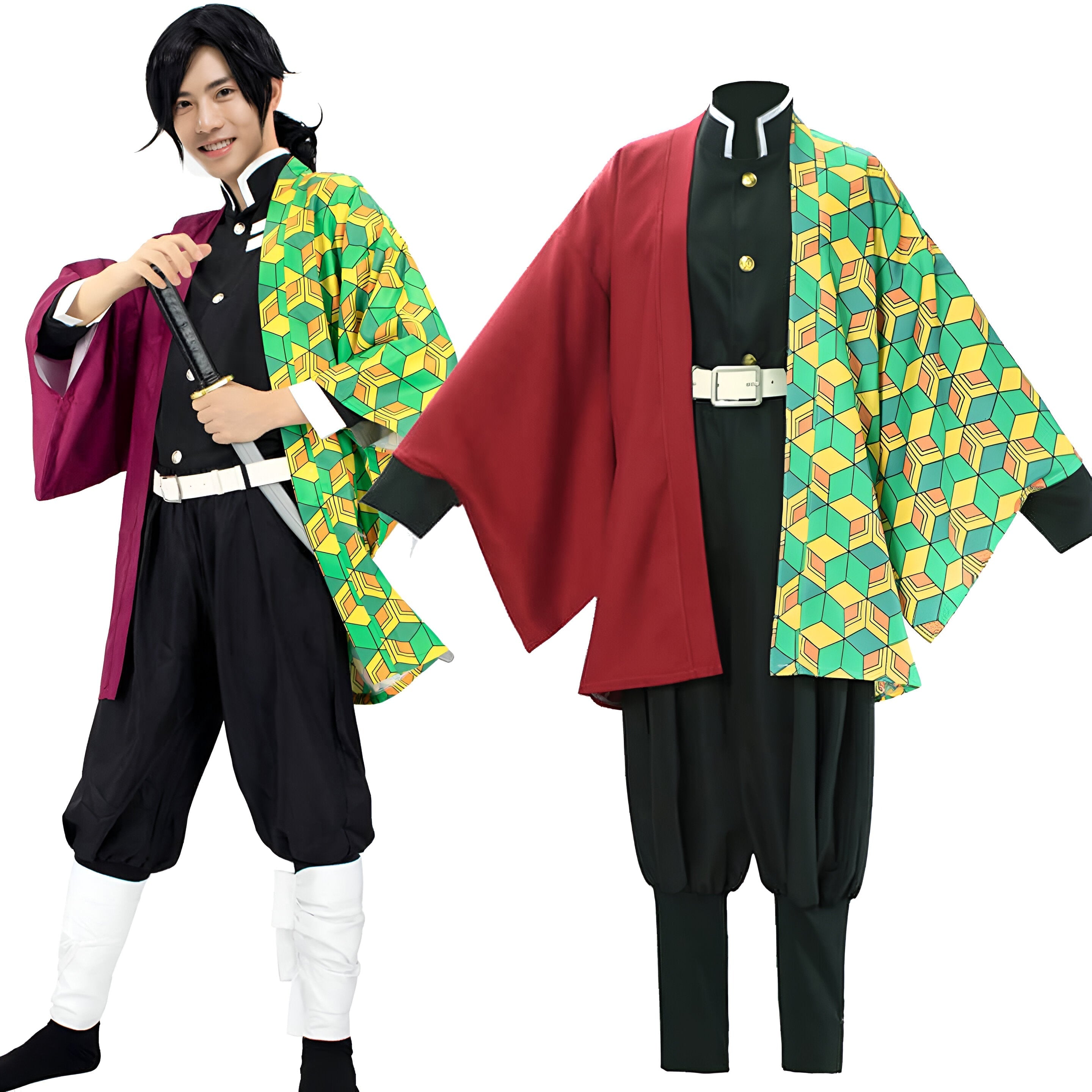 Halloween Costumes Kimono Cosplay Traditional Layered Outfit - Image 16