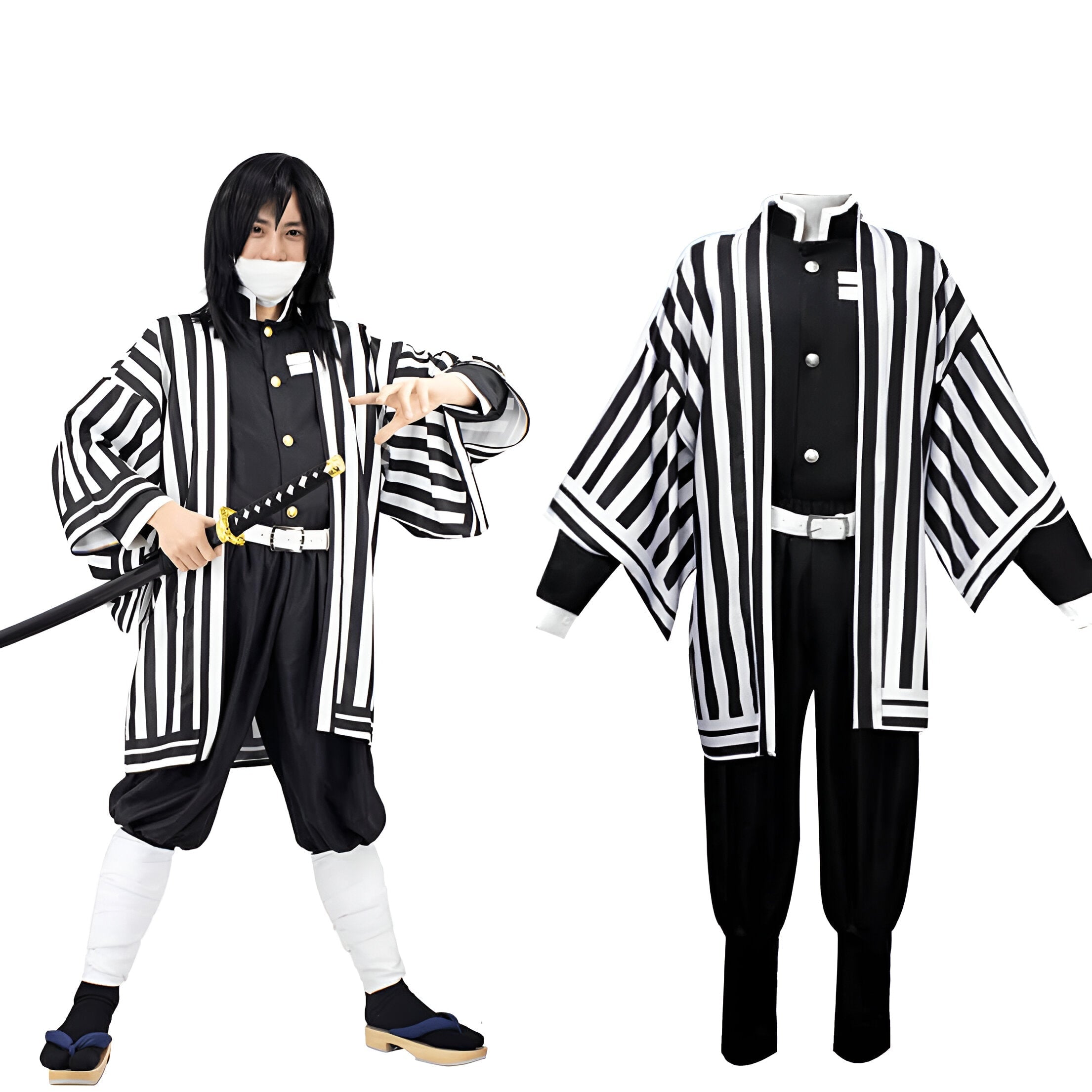 Halloween Costumes Kimono Cosplay Traditional Layered Outfit - Image 17