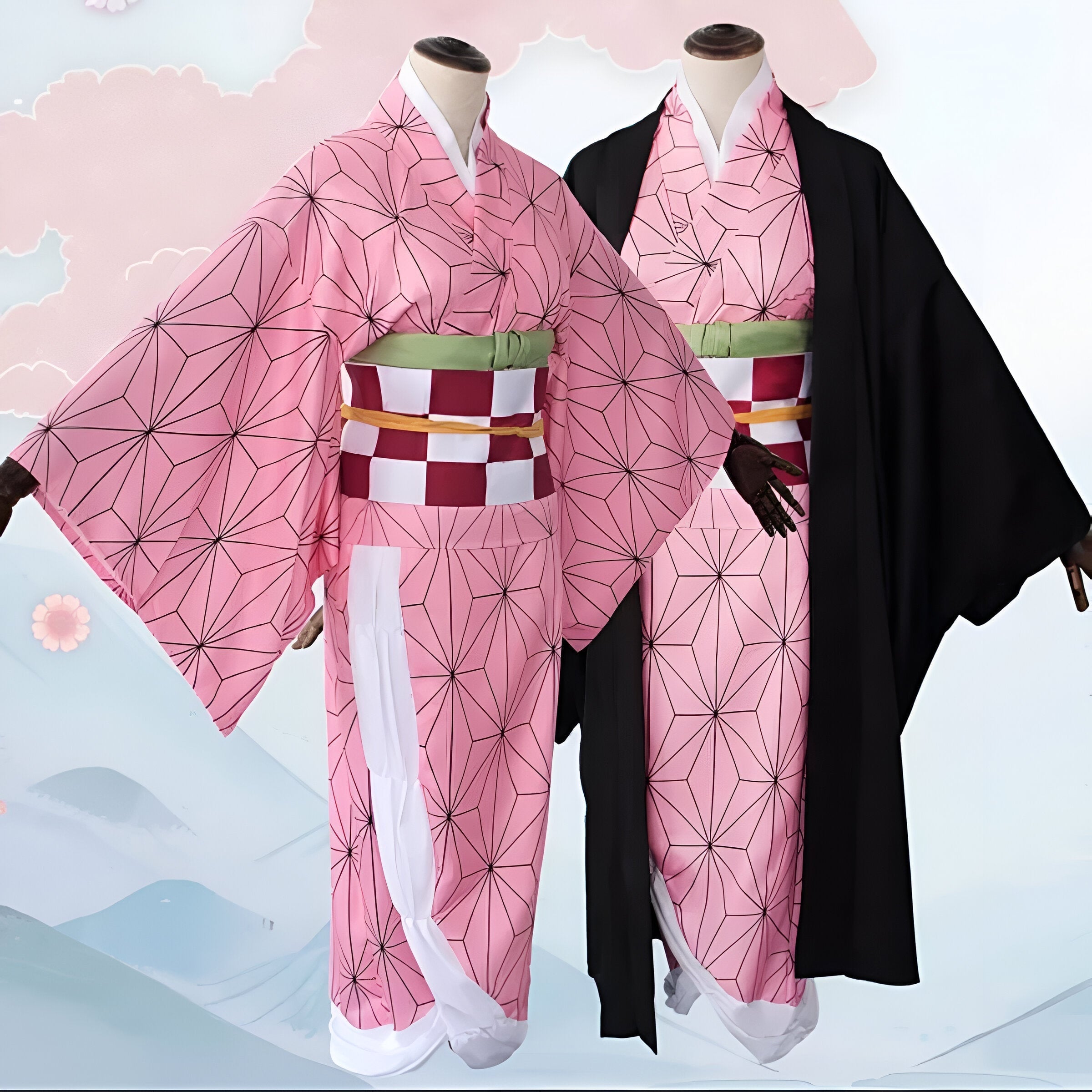 Halloween Costumes Kimono Cosplay Traditional Layered Outfit - Image 2