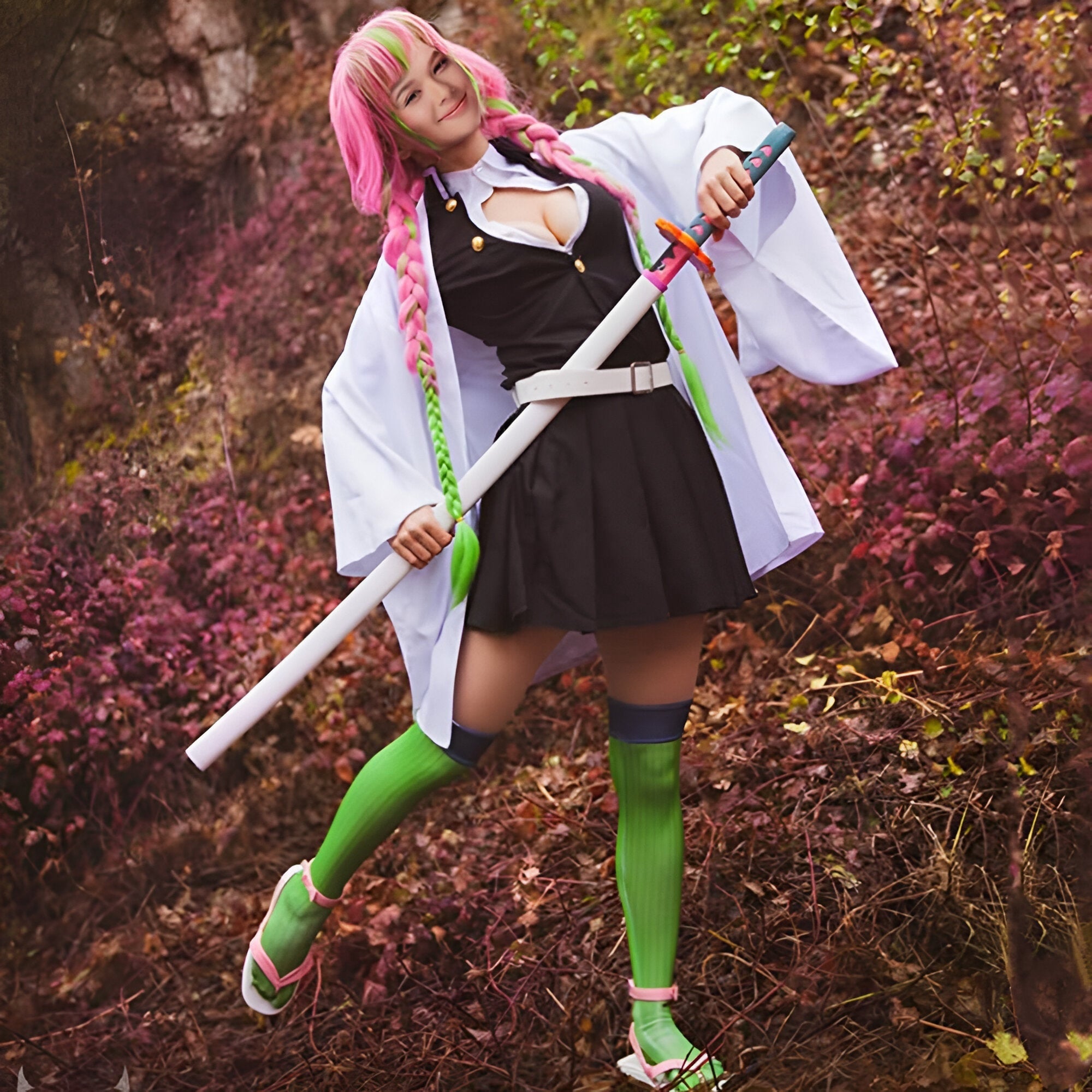 Halloween Costumes Kimono Cosplay Traditional Layered Outfit - Image 4