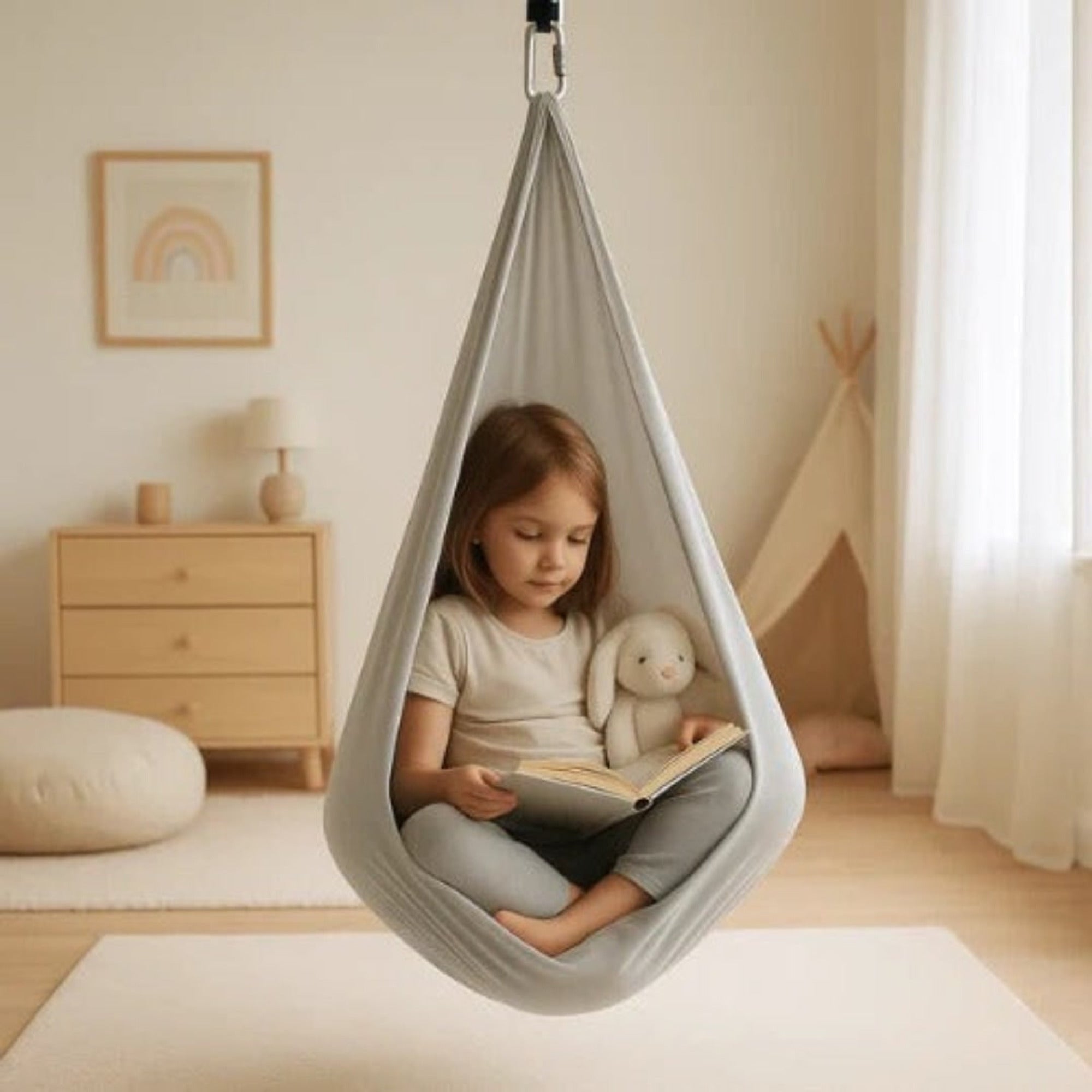 Harkla Sensory Swing Indoor Therapy Relaxation Aid - Image 2