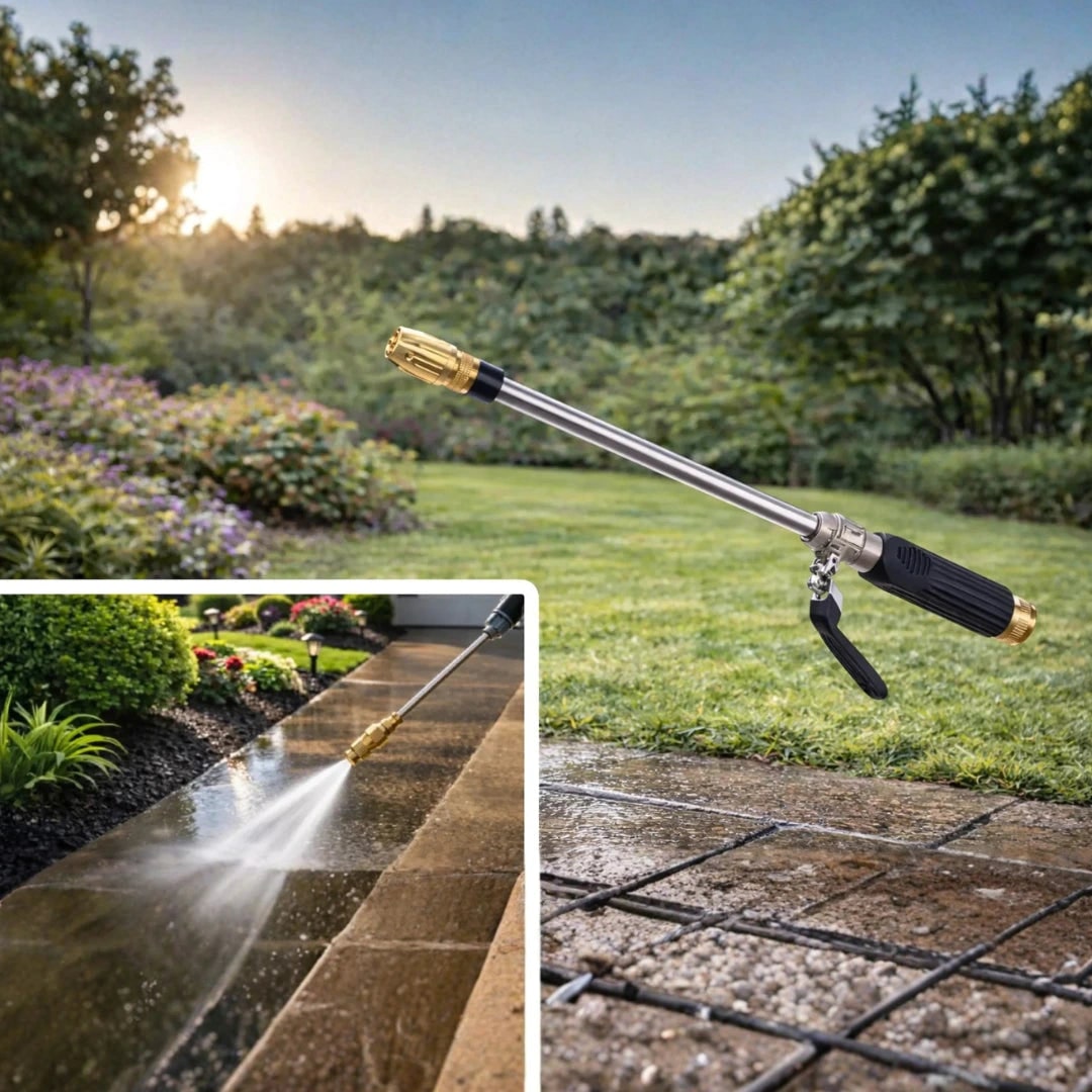 High-Pressure Washer Attachment Garden Hose Aluminum Easy Use - Image 3