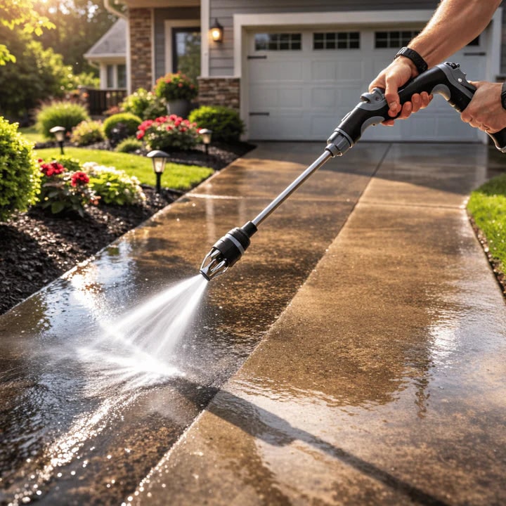High-Pressure Washer Attachment Garden Hose Turbo Cleaning Tool - Image 2