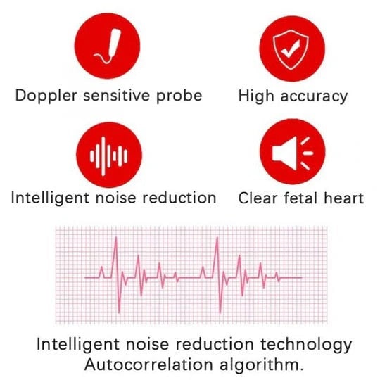 Home Fetal Heart Rate Monitor Prenatal Sound Monitoring Device - Image 6
