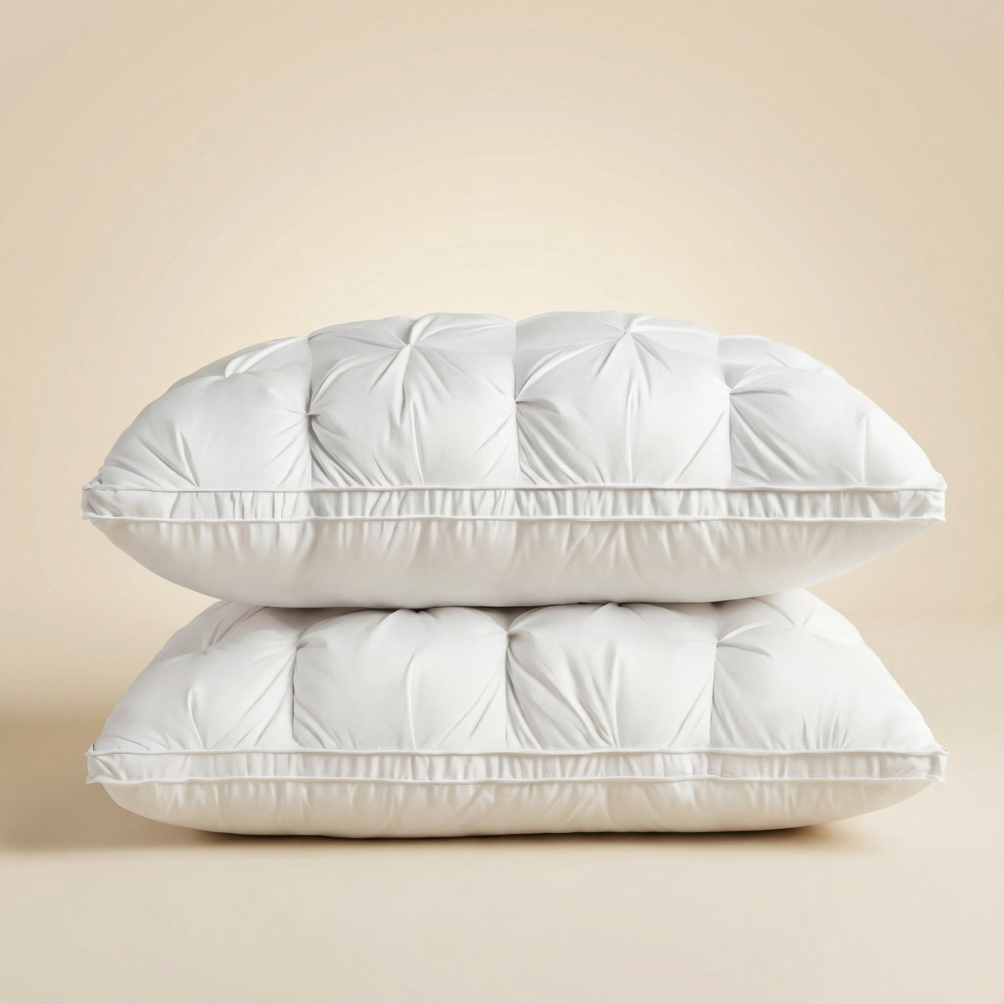 Hotel Quality Supportive Cotton Pillow Comfortable Sleep - Image 1