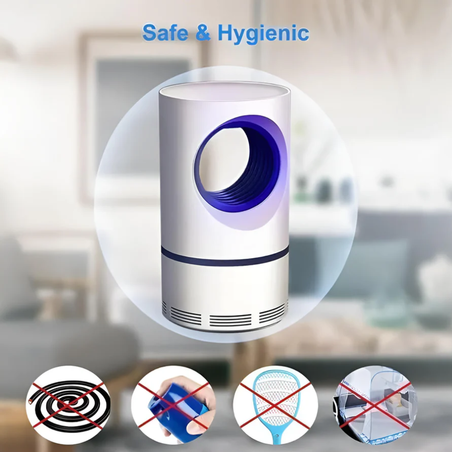 Indoor UV Light Insect Trap Portable Mosquito Fly Killer Device - Image 5