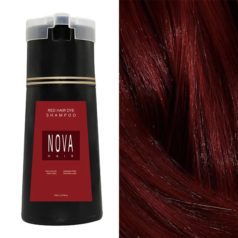 Instant Hair Dye Shampoo Rich Color Paraben-Free Formula - Image 4