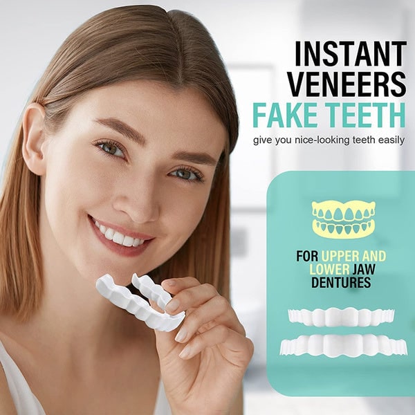 Instant Veneers Upper and Lower Jaw Natural Look Teeth Covering - Image 2