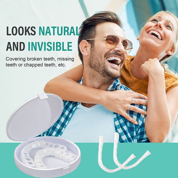 Instant Veneers Upper and Lower Jaw Natural Look Teeth Covering - Image 3