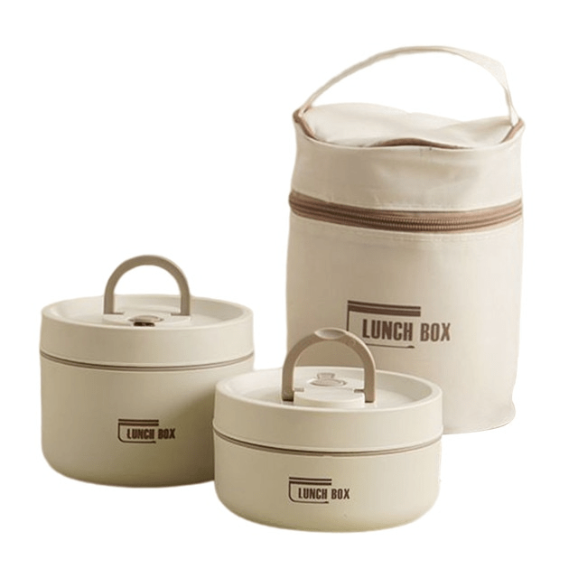 Insulated Lunch Box Hot Meals Double-Walled Kitchen Storage - Image 21