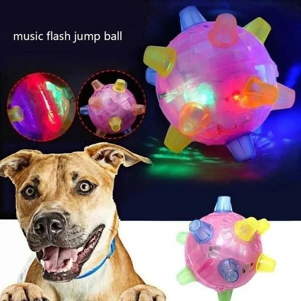 Interactive Dog Toy Ball Lights and Automatic Movement Fun - Image 2