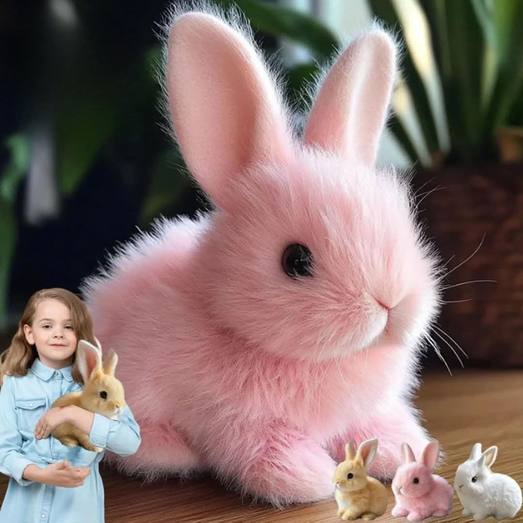 Interactive Plush Bunny Toy Realistic Movements and Sounds - Image 7