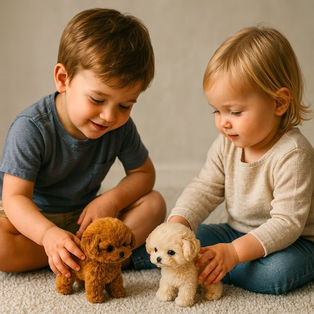 Interactive Plush Toy Dog That Barks Walks and Responds - Image 3