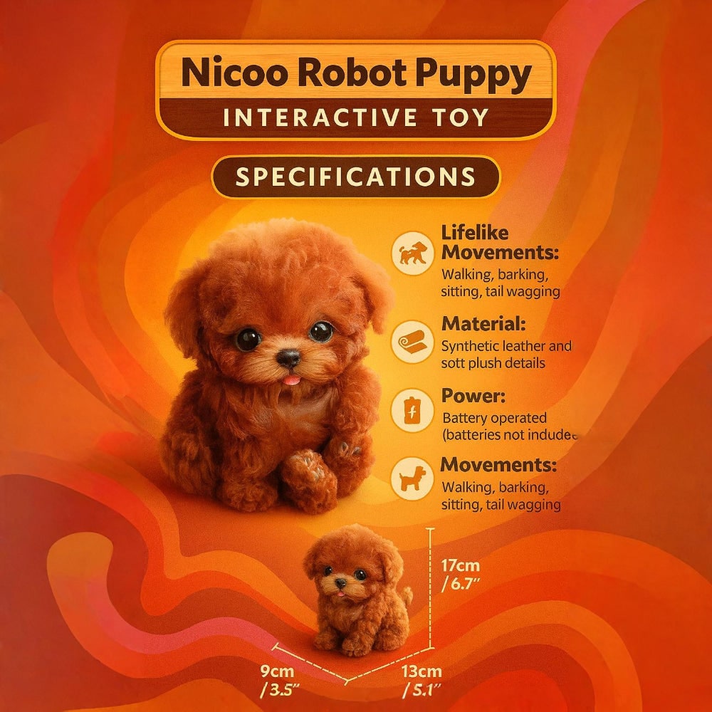 Interactive Robot Puppy Toy Realistic Lifelike Design - Image 5