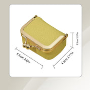Jewelry Organizer Case Polka Dot Lining Travel Storage