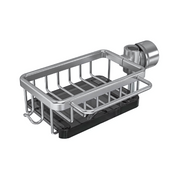 Kitchen Sink Organizer Basket Soap and Sponge Stainless Steel - Image 4