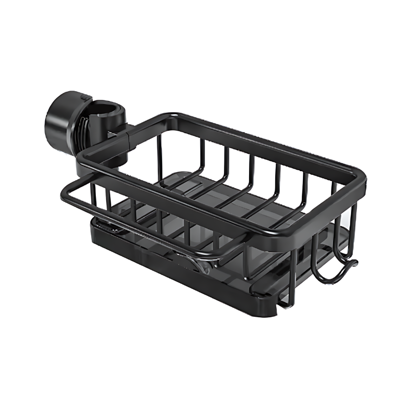 Kitchen Sink Organizer Basket Soap and Sponge Stainless Steel - Image 5