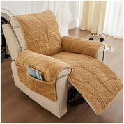 Leaf Pattern Recliner Cover Quilted Sofa Protector Living Room - Image 4