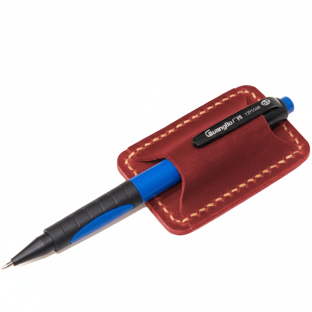 Leather Pen Case Fountain Pen Holder Desk Organizer - Image 10