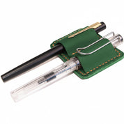 Leather Pen Case Fountain Pen Holder Desk Organizer - Image 4