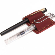 Leather Pen Case Fountain Pen Holder Desk Organizer - Image 5