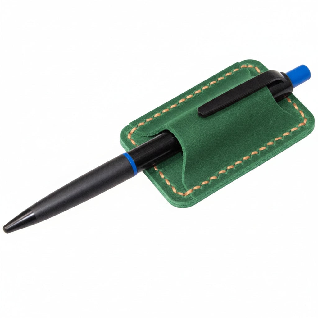 Leather Pen Case Fountain Pen Holder Desk Organizer - Image 9