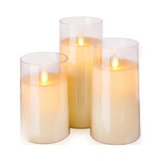 LED Flameless Candles Set 3 Realistic Glow - Image 4
