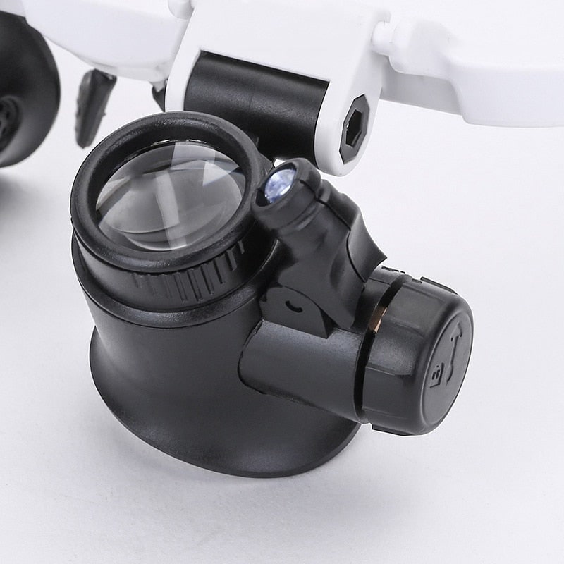 LED Magnifying Glasses Adjustable 3-Level Magnification - Image 4
