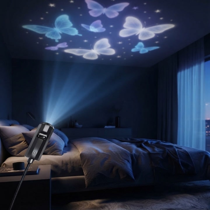 LED Night Light Projector 10 Themes Home Ambiance - Image 4
