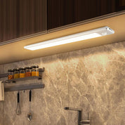 LED Under Cabinet Light Bar Motion Sensor Slim Design White Finish - Image 1