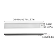 LED Under Cabinet Light Bar Motion Sensor Slim Design White Finish - Image 2