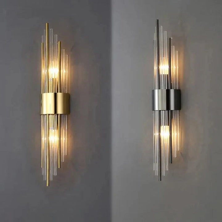 LED Wall Sconce Light Fixture Modern Crystal Design - Image 1