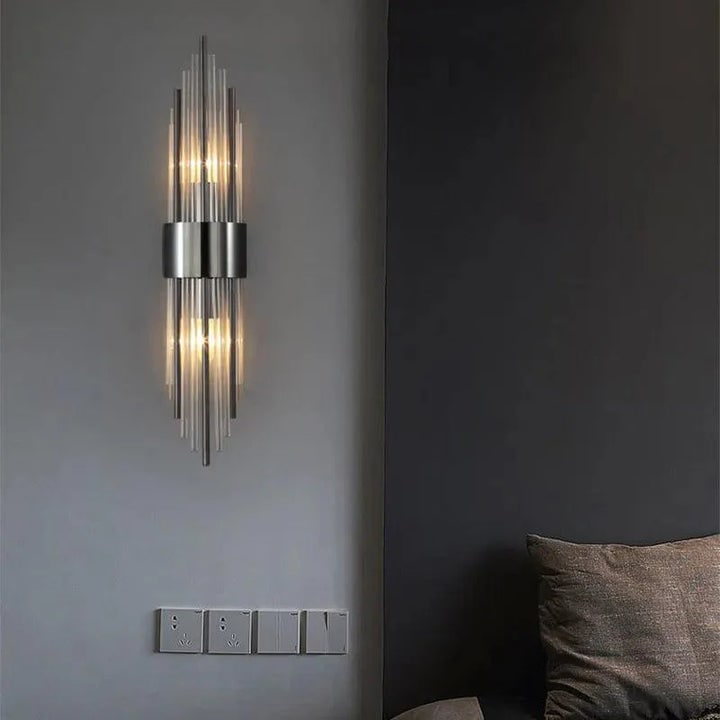 LED Wall Sconce Light Fixture Modern Crystal Design - Image 4
