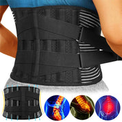 Lumbar Support Belt Back Adjustable & Breathable Design - Image 2