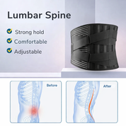 Lumbar Support Belt Back Adjustable & Breathable Design - Image 6