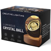 Luminous Crystal Ball Night Light Wooden Base - Image 27