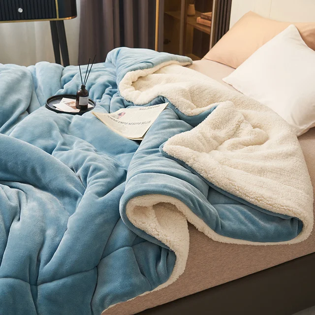 Luxurious Soft Fleece Blanket Cozy Home Comfort - Image 6