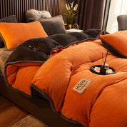 Luxurious Velvet Fleece Duvet Cover Set Cozy Bedroom Decor - Image 4