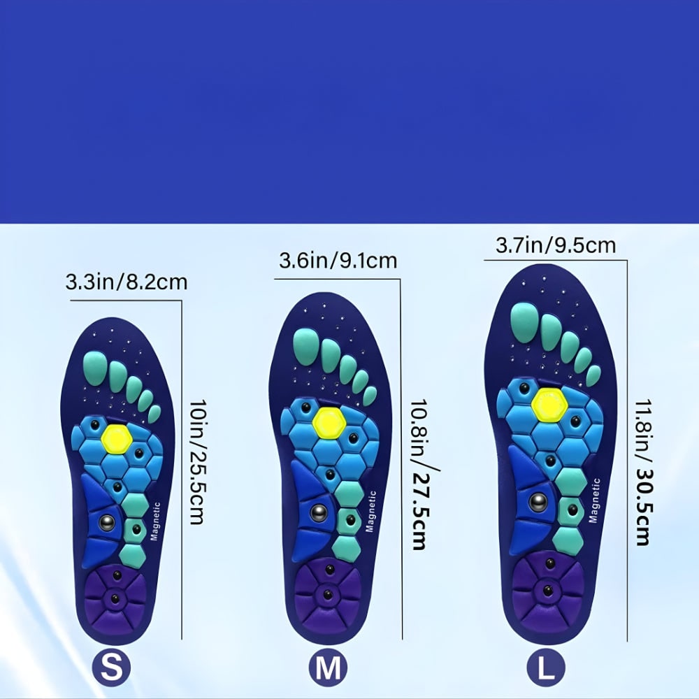 Magnetic Insoles Shoe Inserts Raised Pressure Point Design - Image 11
